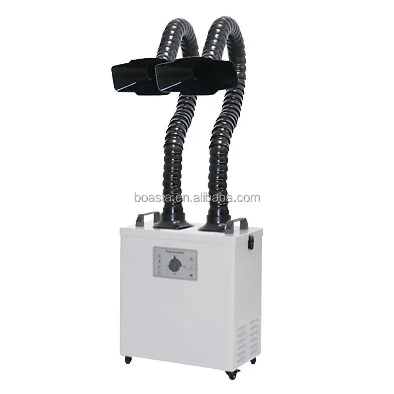 Fume Extractor Soldering Dual Arm - Boasta Smoke Air Purifier Dual Arm