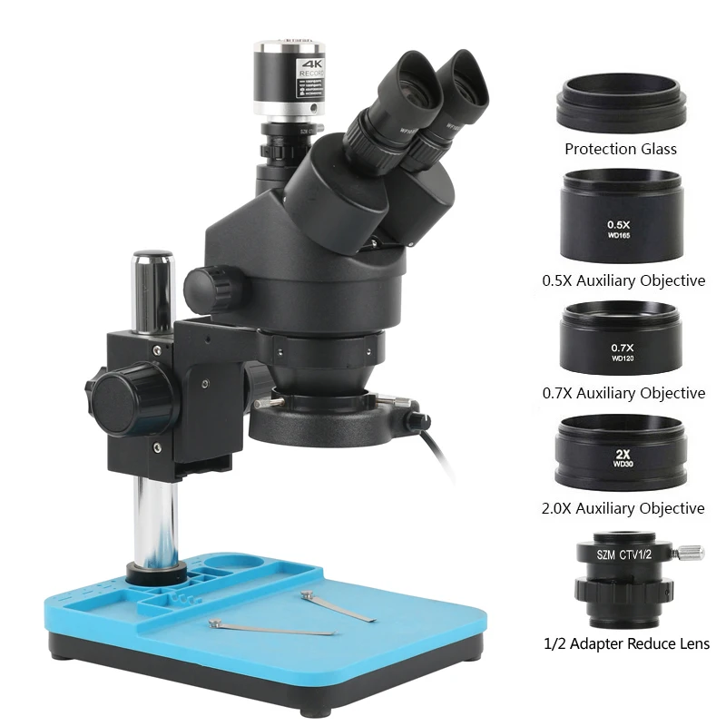 7X-90X Simul-Focal Zoom Trinoc - Simul-Focal Industrial Microscope 4K Hdmi 评论和价格