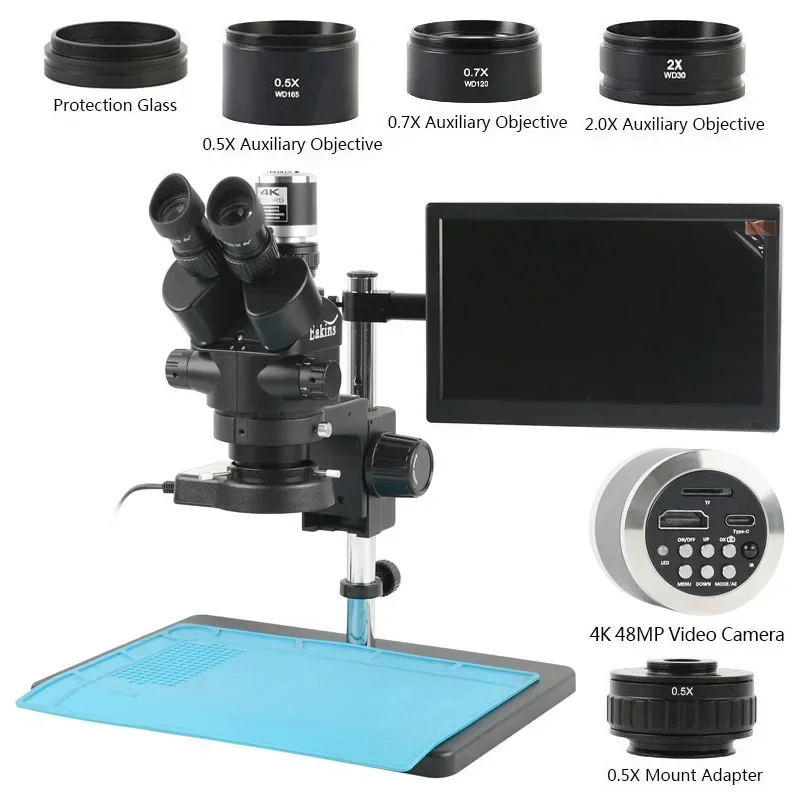 Simul Focal Trinocular Stereo  - Trinocular Stereo Microscope 7X-45X 评论和价格