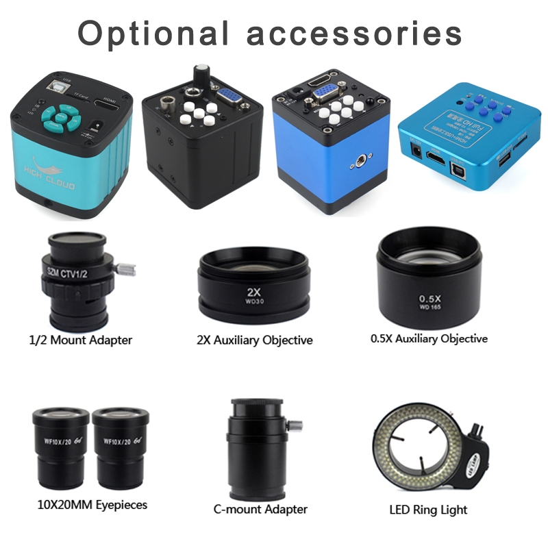 4K 48MP HDMI Camera Set 3.5X 9 - Simul-Focal Industrial Microscope 4K Hdmi 评论和价格