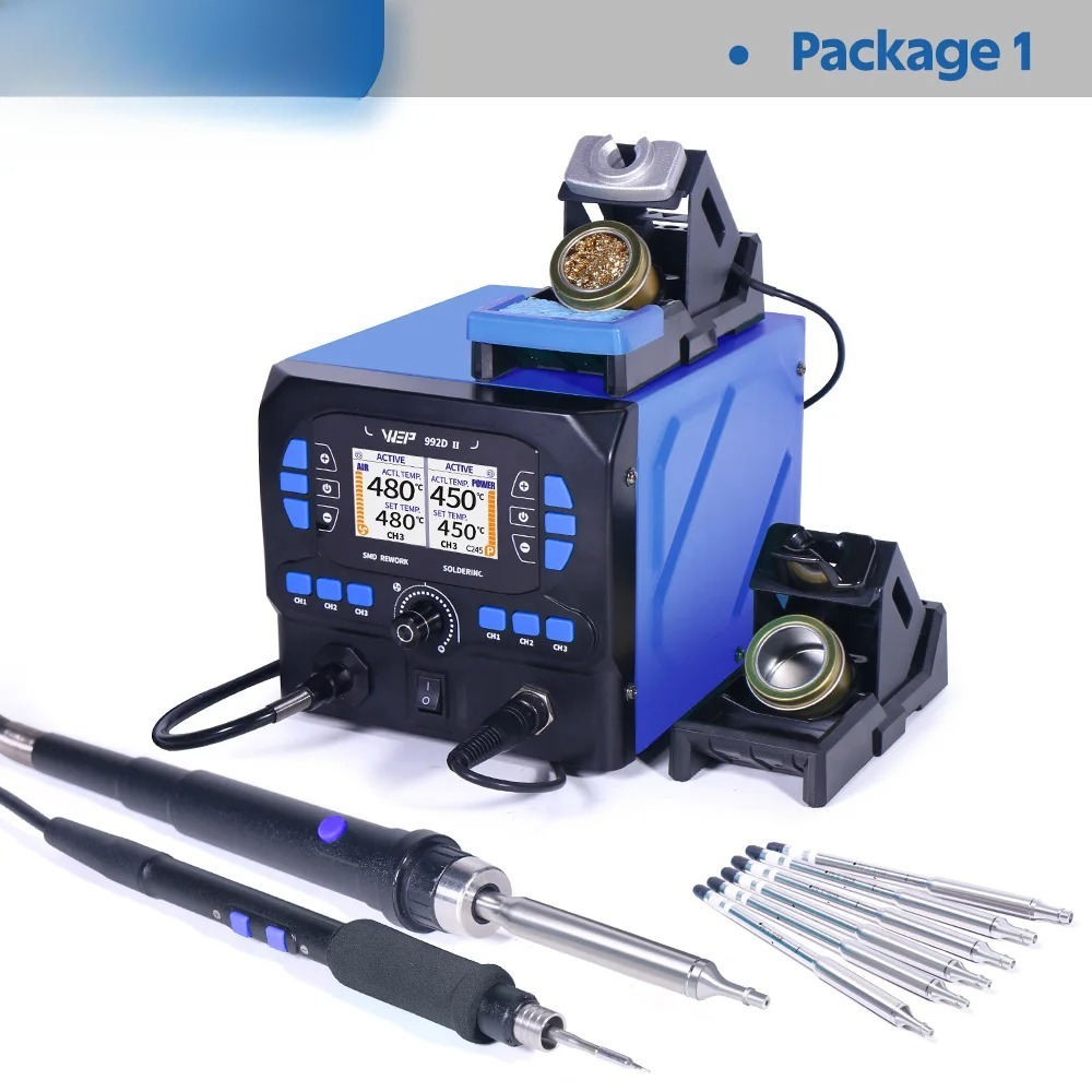 992D-II 2 In 1 LCD Display  Ho - C210 Precision Soldering Station 评论和价格