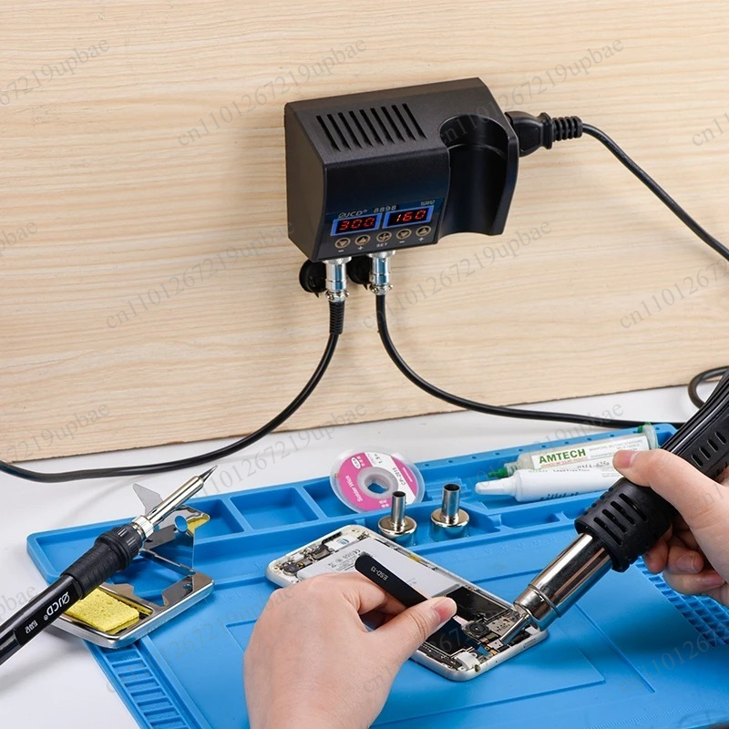 8898 2‑in‑1 750W LCD Digital S - 2 In 1 Soldering Rework Station 750W 评论和价格