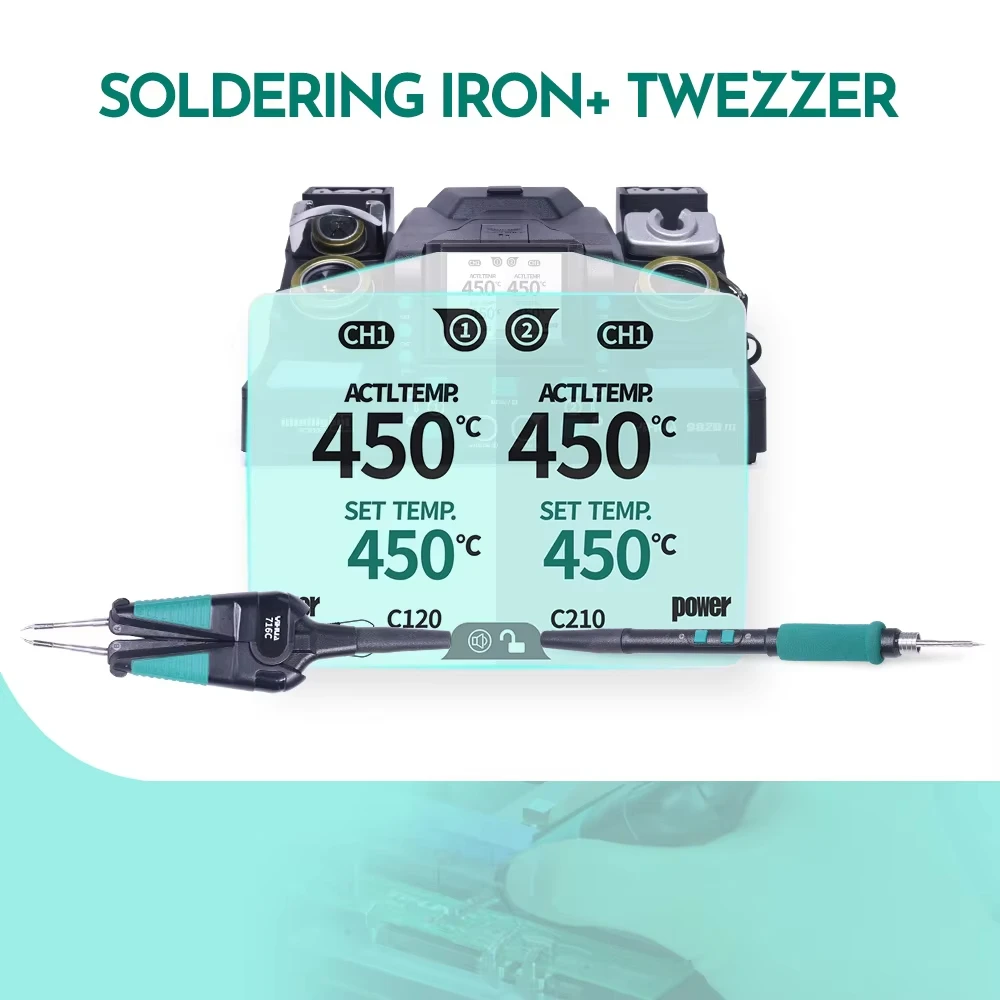 2026 SELL 982D-III Compatible  - C210 Precision Soldering Station 评论和价格