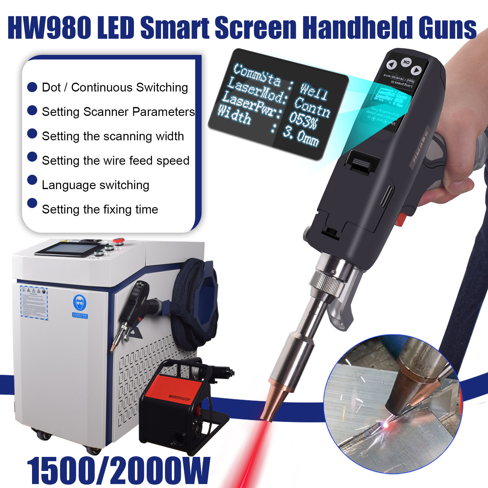 Raycus 3000W Handheld 4-in-1 F - Laser Soldering Machine Handheld 评论和价格