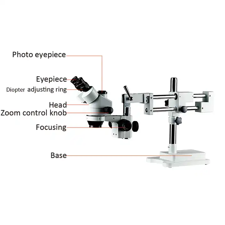 7X-45X Zoom Stereo Manufacturi - Trinocular Stereo Microscope 7X-45X 评论和价格