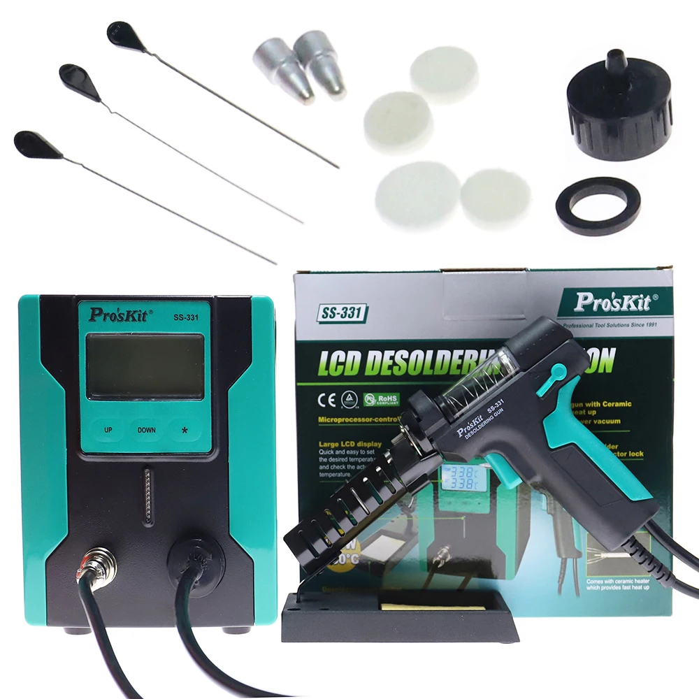SS-331 LCD Digital Electric De - Desoldering Pump Electric Vacuum Station 评论和价格